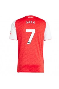Fotbalové Dres Arsenal Bukayo Saka #7 Domácí Oblečení 2025-26 Krátký Rukáv